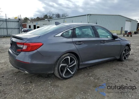 2019 Honda Accord Sport из США, поврежденный, VIN 1HGCV1F30KA174459